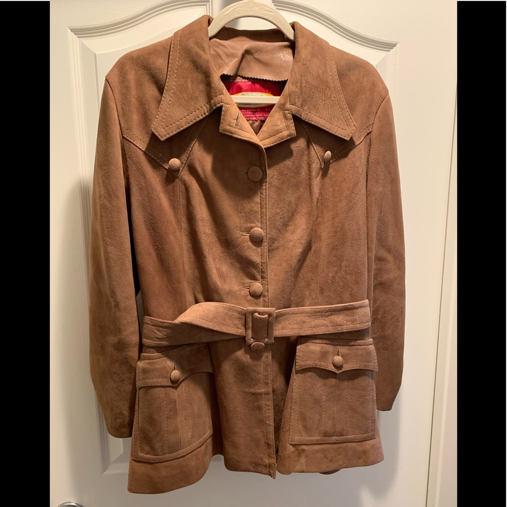 Vintage suede jacket- Garanti Istanbul